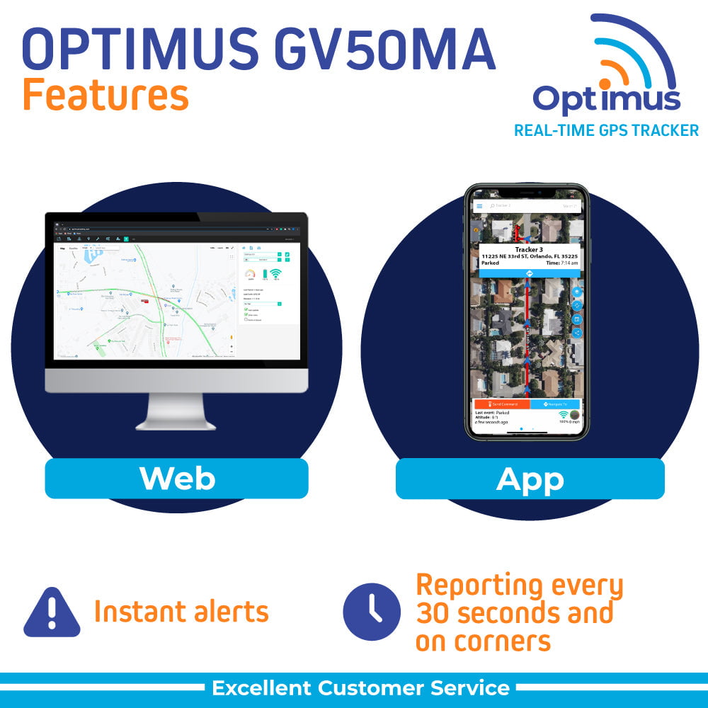 GV50MA Wired GPS Tracker for Cars, Trucks...