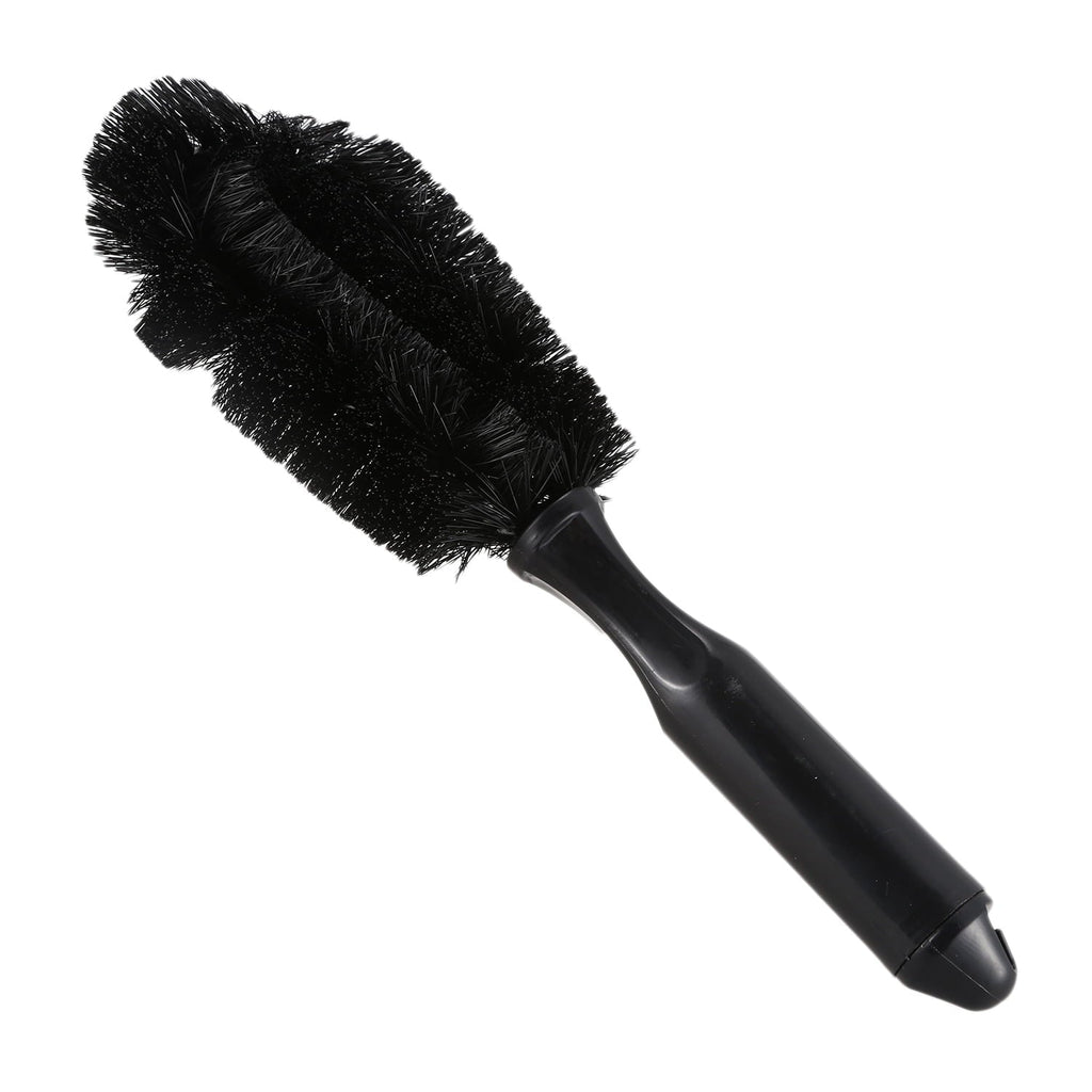 Black Car Auto Wheel Tire Rim Brush Wash Cleaning Tool 10.6" Long