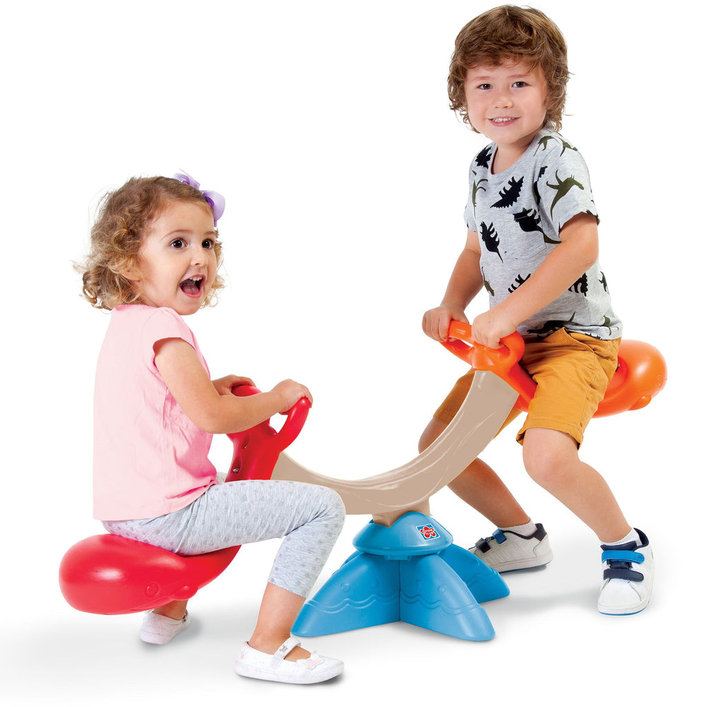 Grow'n up: Happy Whale Seesaw - Indoor & Outdoor Use, For Ages 2 to 5 Years