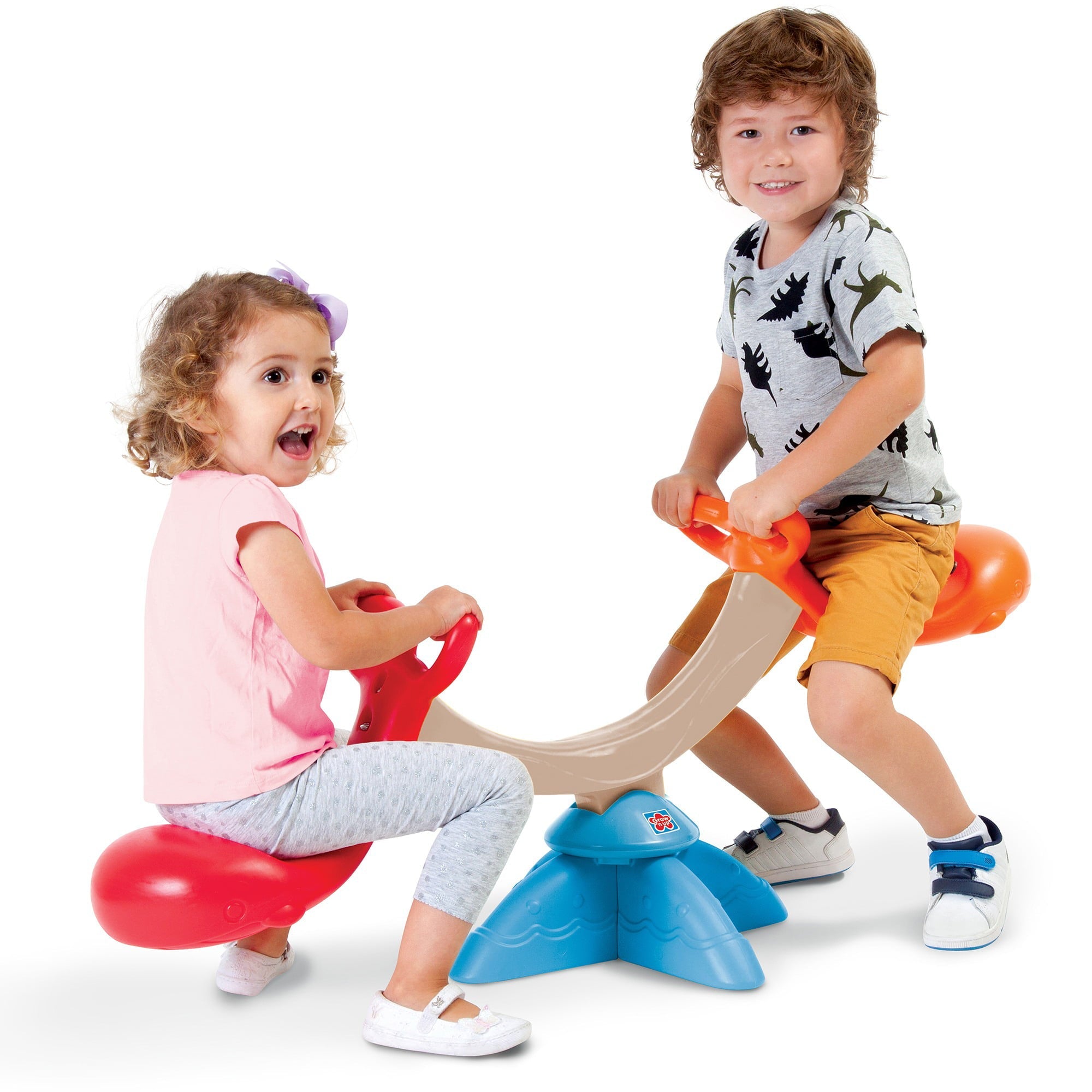 Grow'n up: Happy Whale Seesaw - Indoor & Outdoor Use, For Ages 2 to 5 Years