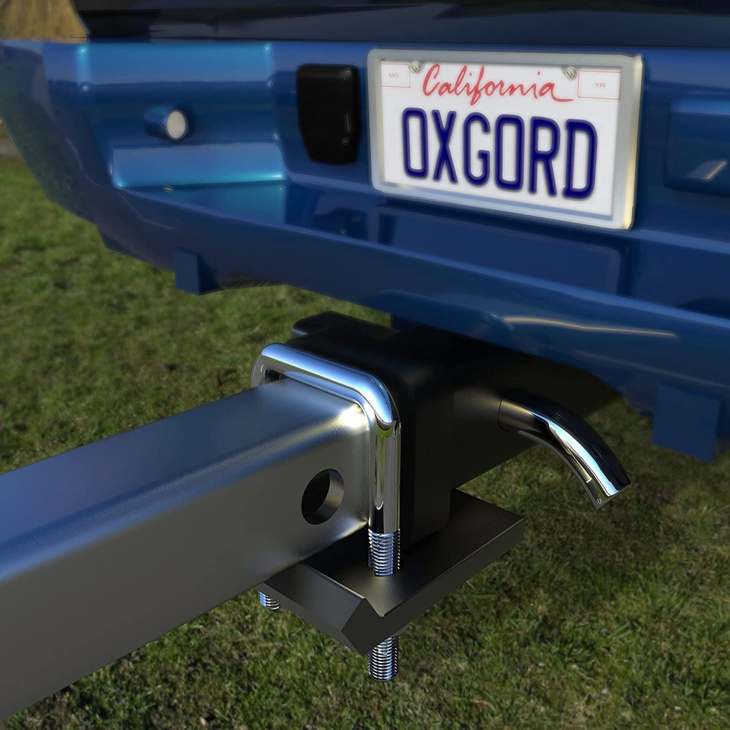 Oxgord Automotive  trailer Hitch Tightener Anti-Rattle Stabilizer Single U-Bolt for 1.25" to 3.75" Hitches
