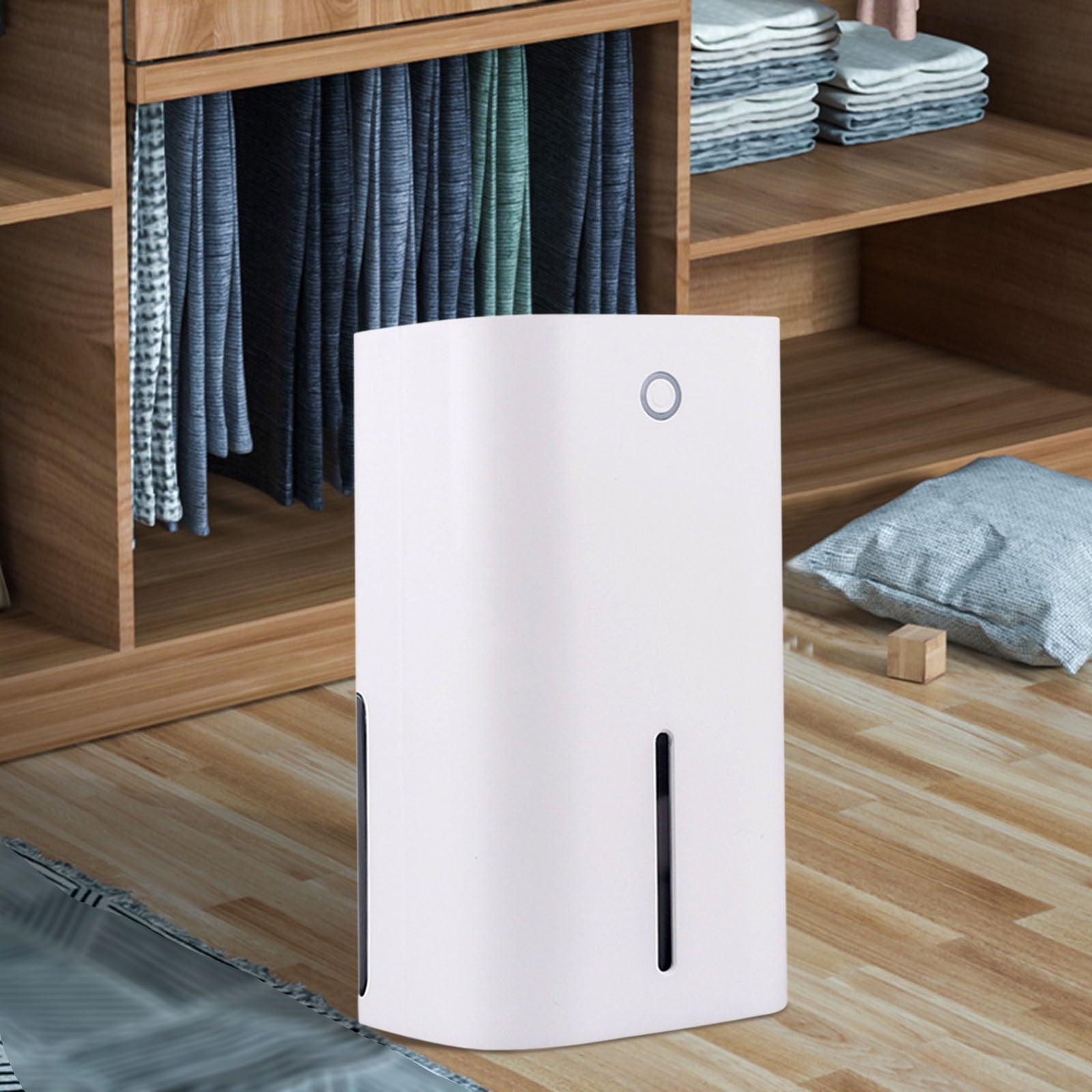 Augper Clearance Portable Dehumidifier, Dehumidifiers for Room, Water Tank, Dehumidifiers for Basement Home Bathroom Bedroom with Auto Shut Off