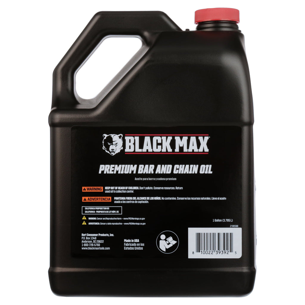 Black Max 1-Gallon Bar and Chain Oil (128oz/3.785 Liters)