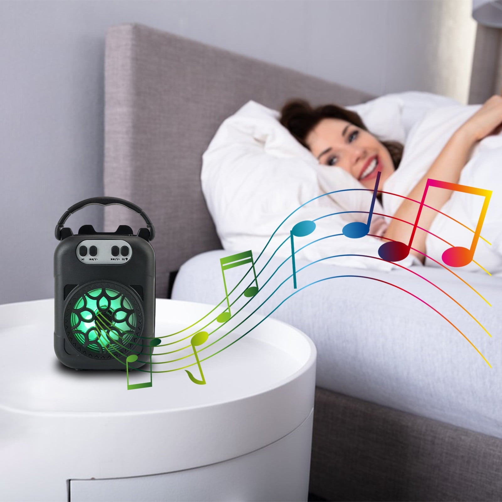 RKZDSR Indoor And Outdoor Portable Speakers, Subwoofers, Wireless Speakers, Wired Card Pluggable Portable Speakers