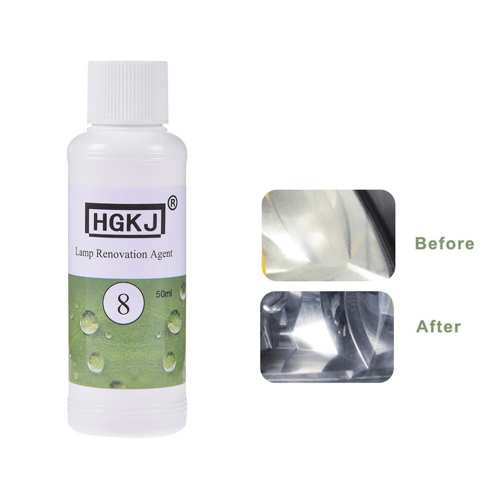 Tohuu Car Headlight Repair Fluid Scratch Remove Car Headlight Renewal Polish Fluid Effectively Polish Cleaner for Polishing Restoring Headlamp proficient