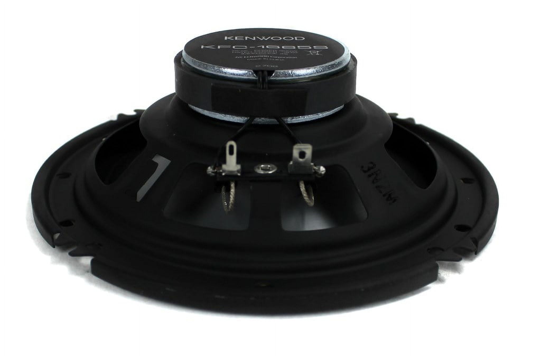 2) New Kenwood KFC-1665S 6.5" 300 Watt 2-Way Car Audio Coaxial Speakers Stereo
