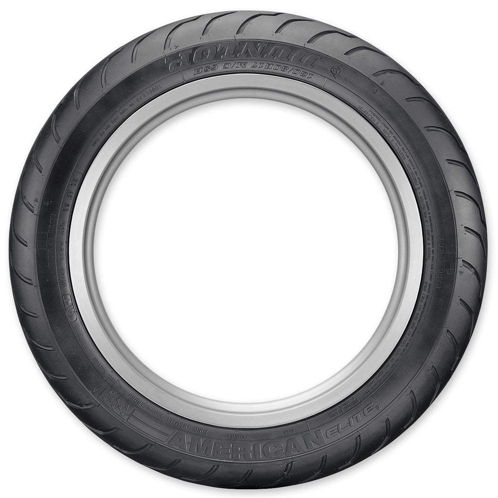 Dunlop American Elite Front Motorcycle Tire 130/80B-17 (65H) Black Wall