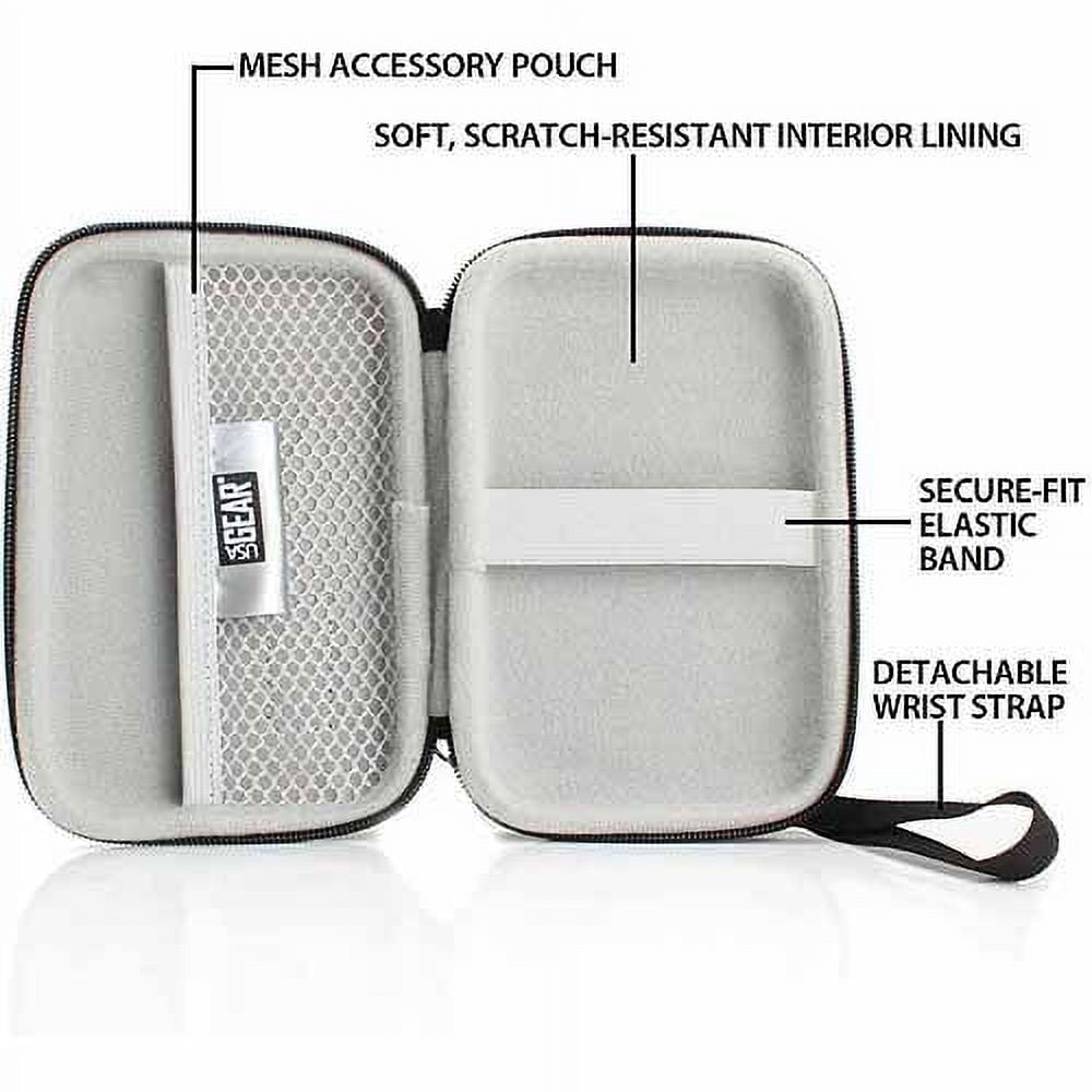 USA Gear Hard Shell Electronics Carrying Case with Scratch-Resistant Interior for Smartphones, MP3 Players, GPS Units and More
