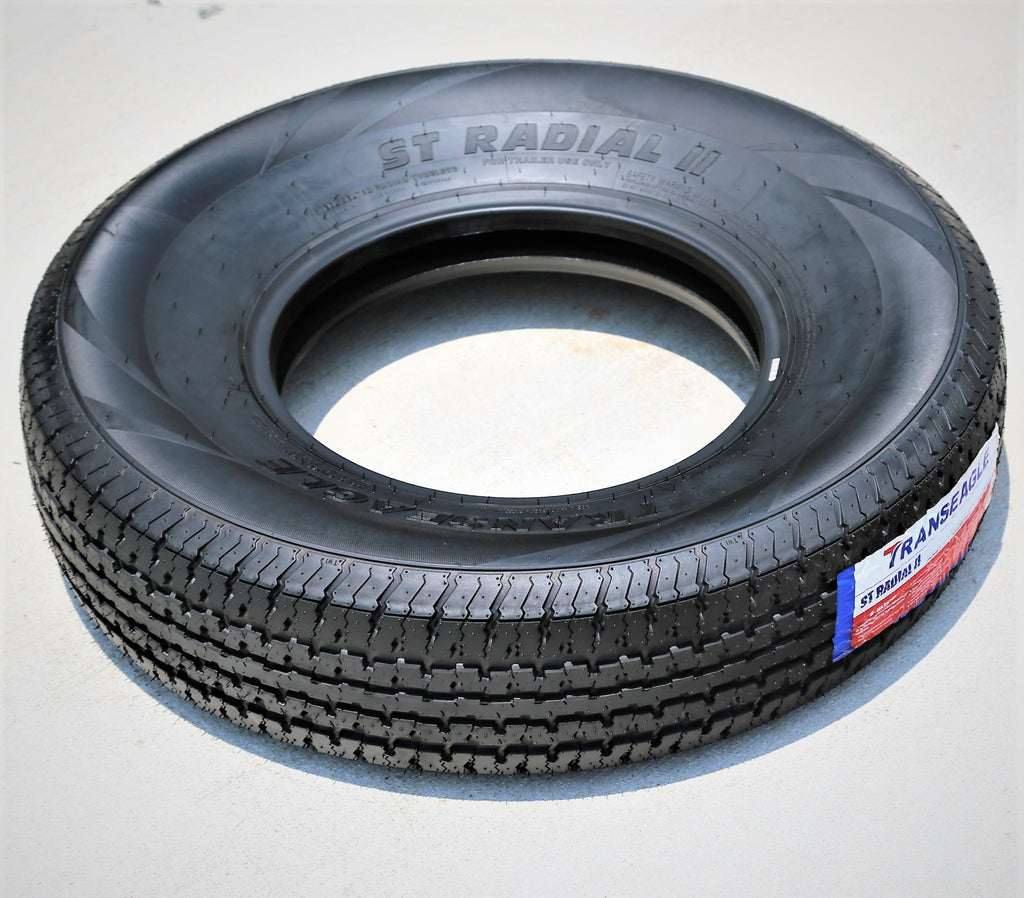 Set of 4 (FOUR) Transeagle ST Radial II Steel Belted ST 235/80R16 Load E (10 Ply) Trailer Tires