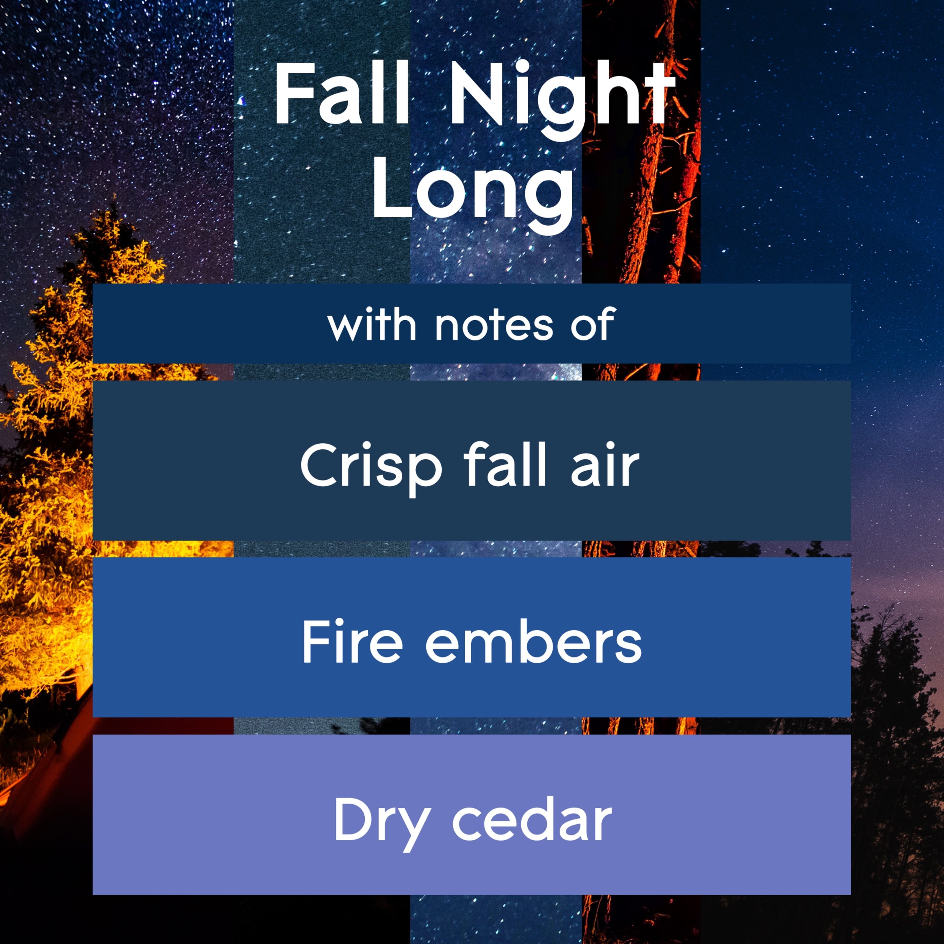 Glade Automatic Spray Refill, Air Freshener, Fall Night Long, 2 x 6.2 oz