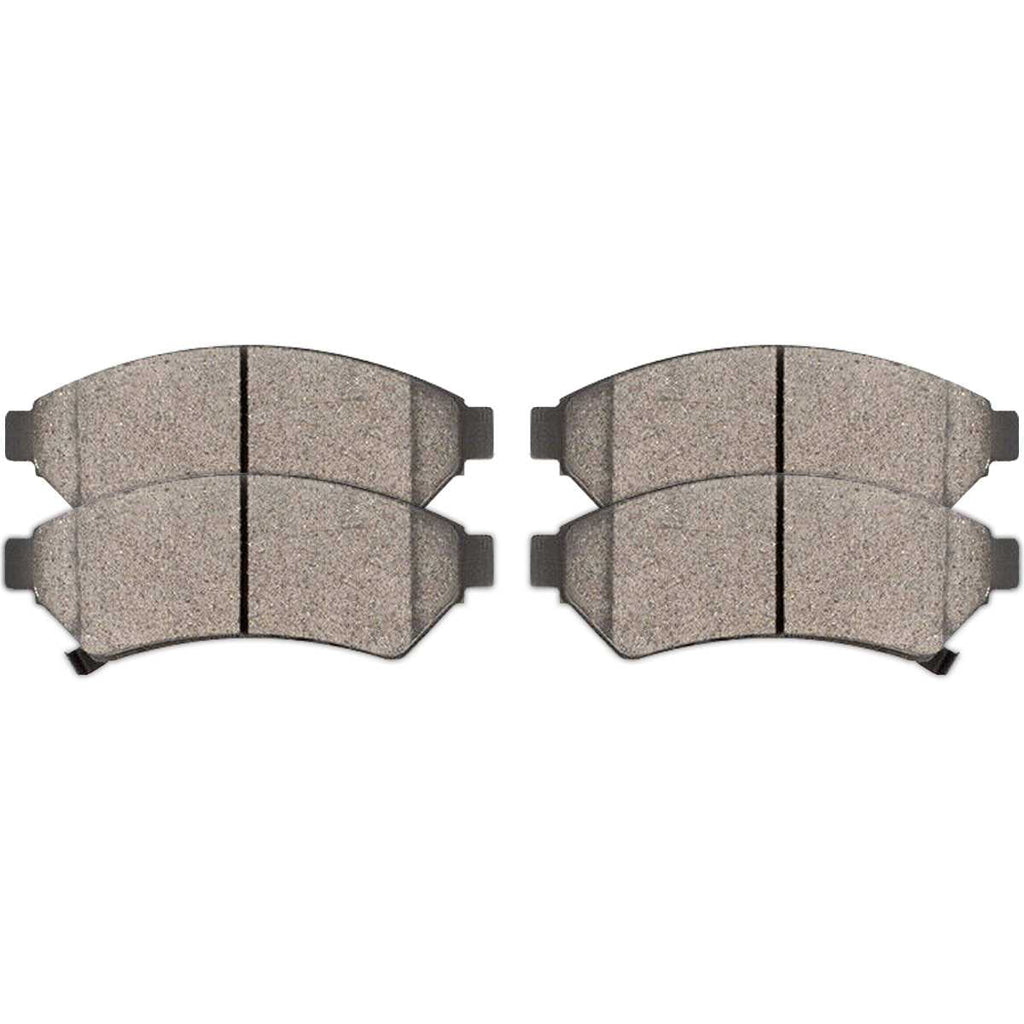 AutoShack Front Ceramic Brake Pad Kit Driver and Passenger Side Replacement for Buick LaCrosse Terraza Allure Pontiac Grand Prix Montana Chevrolet Uplander Saturn Relay Mobility Ventures MV-1 VPG MV-1