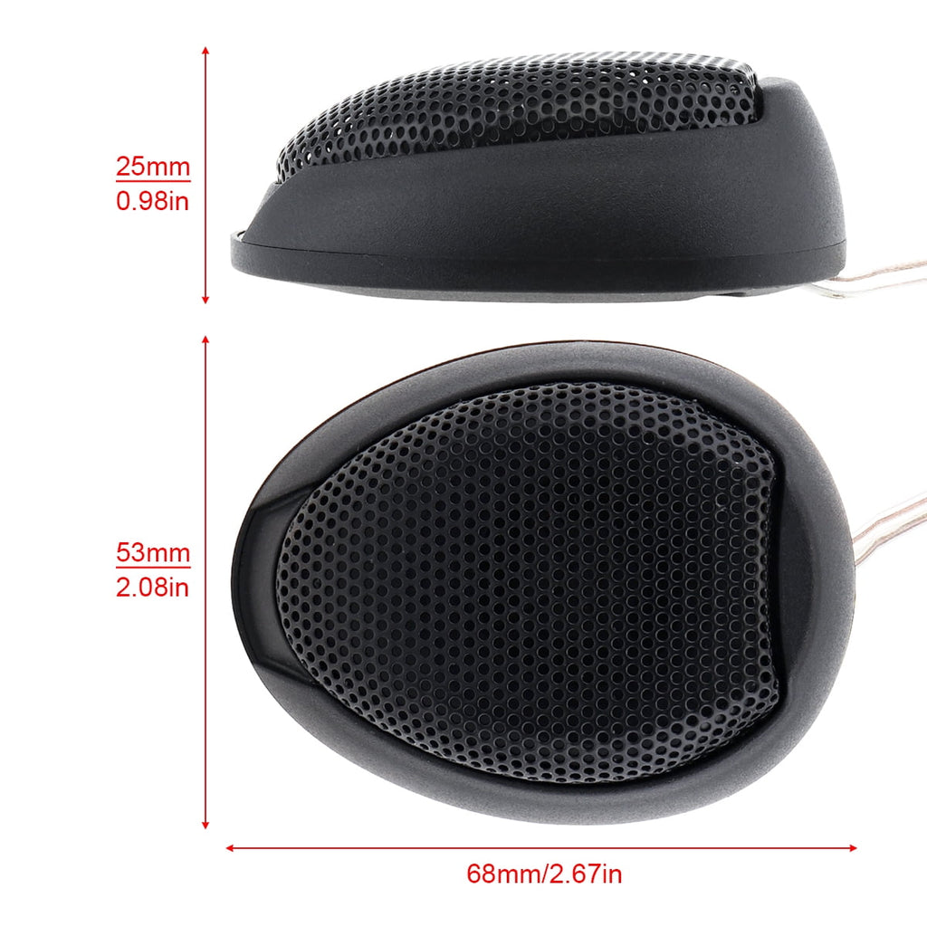 2pcs 1000W TW-106 High Efficiency Mini Dome Tweeter Speakers for Car Audio System