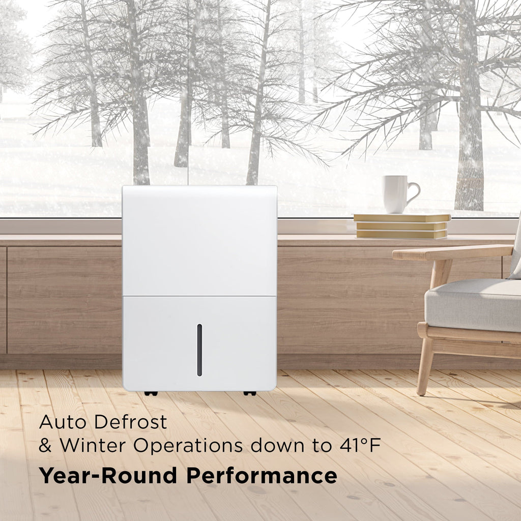 TCL 35 Pint Smart Dehumidifier, White, W35D92