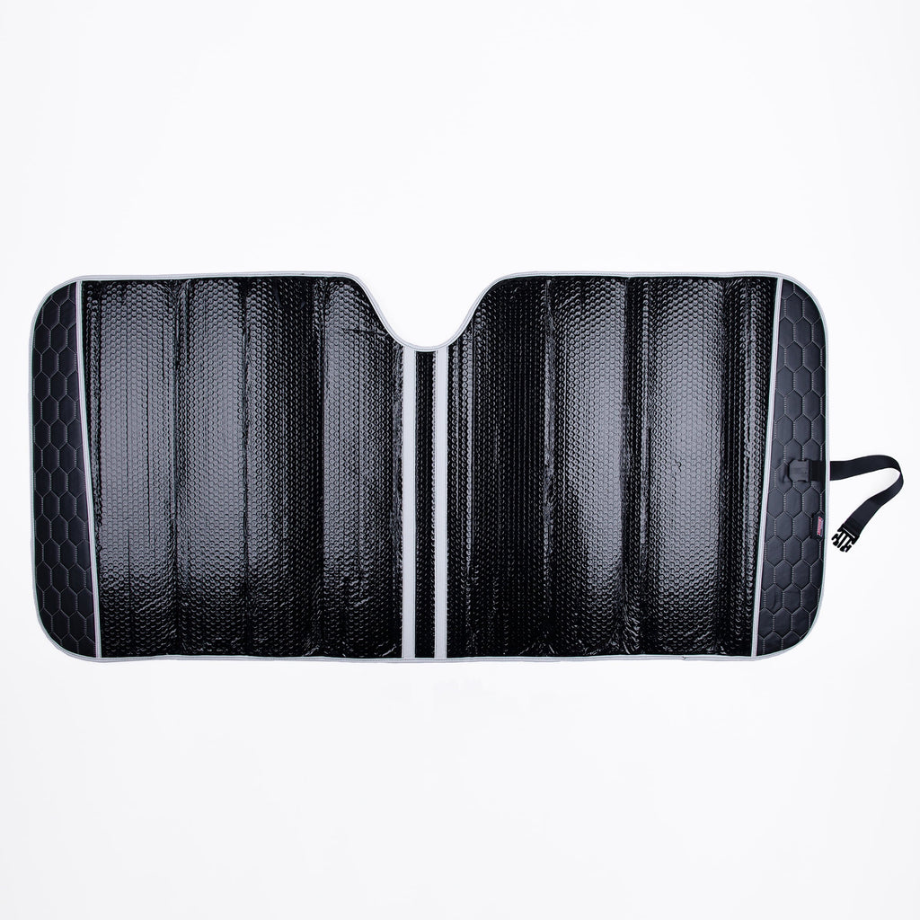 Genuine Dickies Classics Retro Sport Universal Accordion Auto Sunshade, Black, 40994WDI