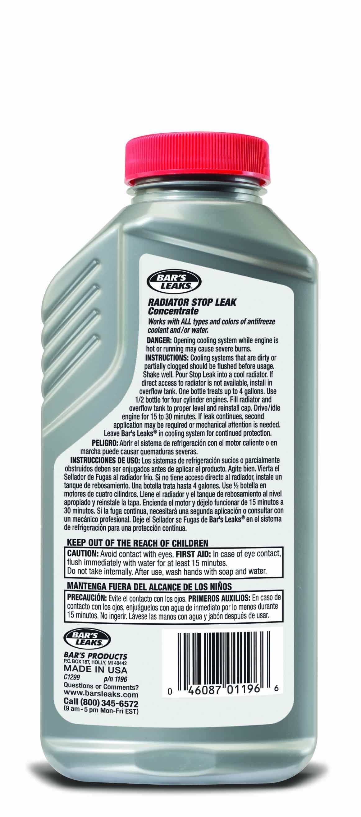 Bar's Leaks Radiator Stop Leak Concentrate, 11 oz