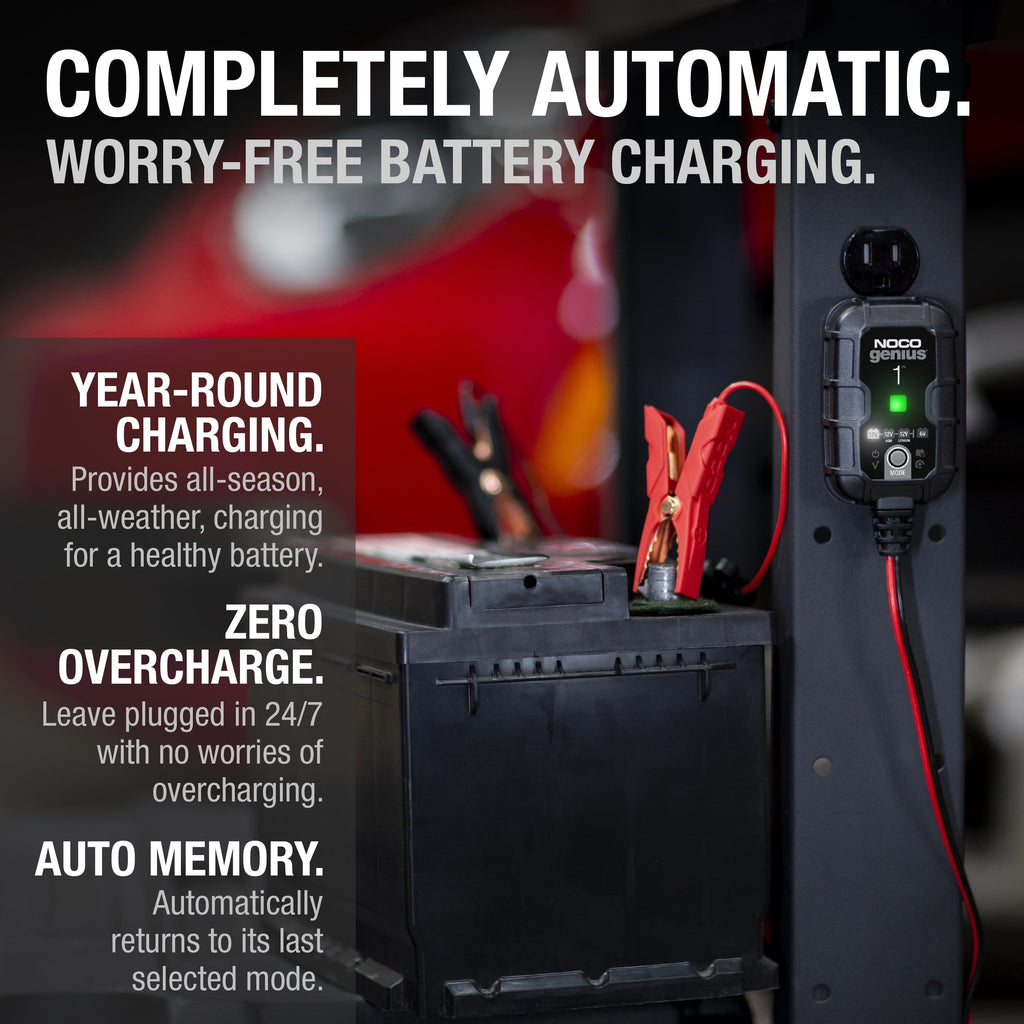 NOCO GENIUS1 6V/12V 1A Smart Battery Charger and Maintainer