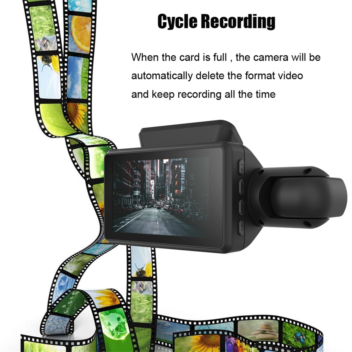1080P Full HD Car Dash Cam Front And Inside Camera Car DVR Camera Wide Angle with Night Vision, G-Sensor, Crash Detection, Parking Monitor, Loop Recording
