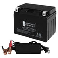YTZ14S Replaces Honda VT750RS, C2B Yamaha FZS1000 FZ1 + 12V 2A Chargr