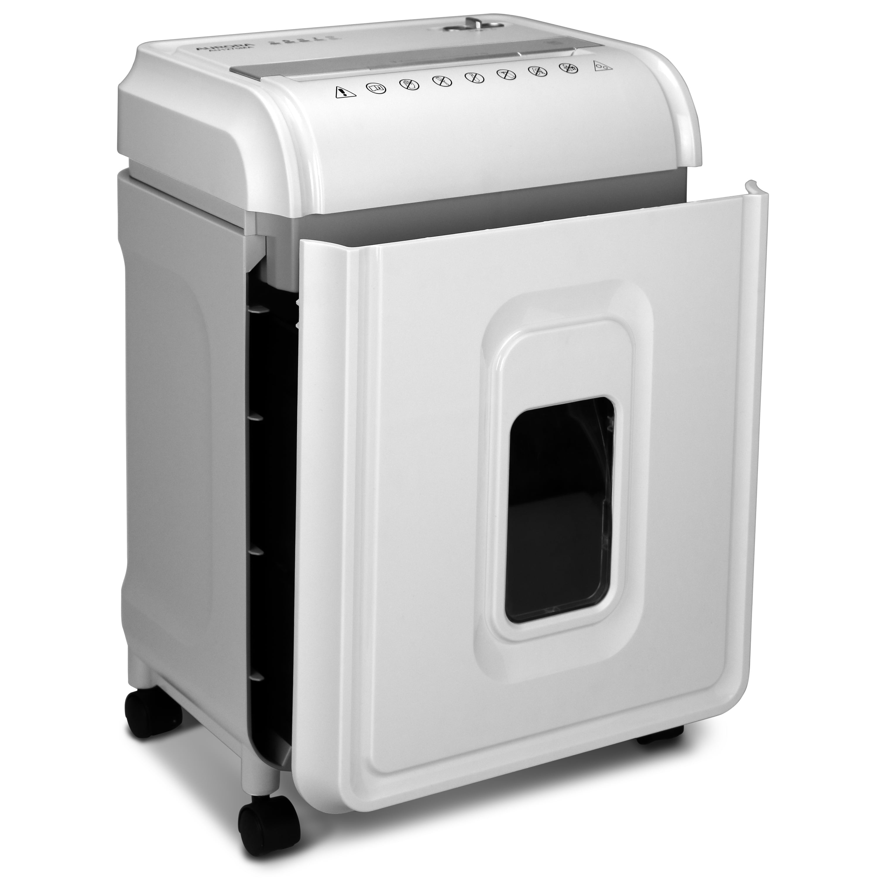 Aurora GB AU1275MA High-Security 12-Sheet Micro-Cut Shredder, Anti-Jam, CD/DVD Credit Card, Pullout Basket, 60 Minutes Duty Cycle