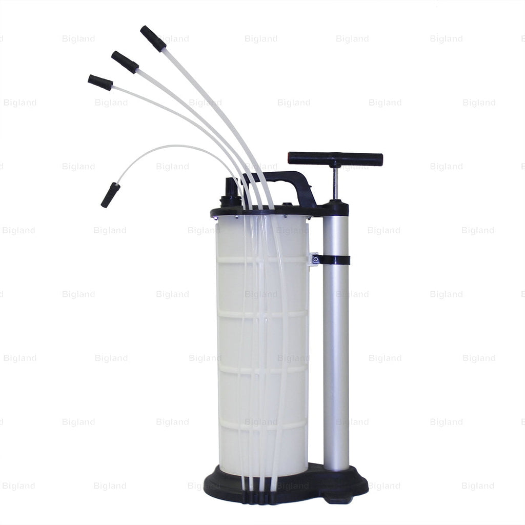 3ox 9 Liter Fluid Extractor for Oil Changer Manual Hand Operated Vacuum Fluid Evacuator