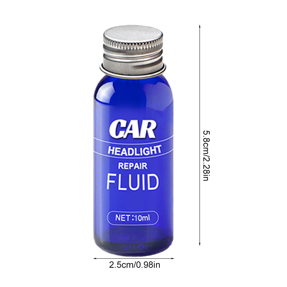 Willstar Car Headlight Repair Fluid Scratch Remover Safe Headlight Maintenance Liquid Restore Clarity for UV Protection Vehicles Polishing Improve View