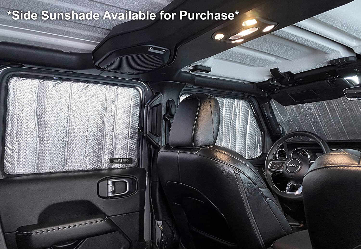 Front Windshield Sunshade for 2020-2023 Jeep Gladiator Pickup - Adaptive Cruise Control Sensor