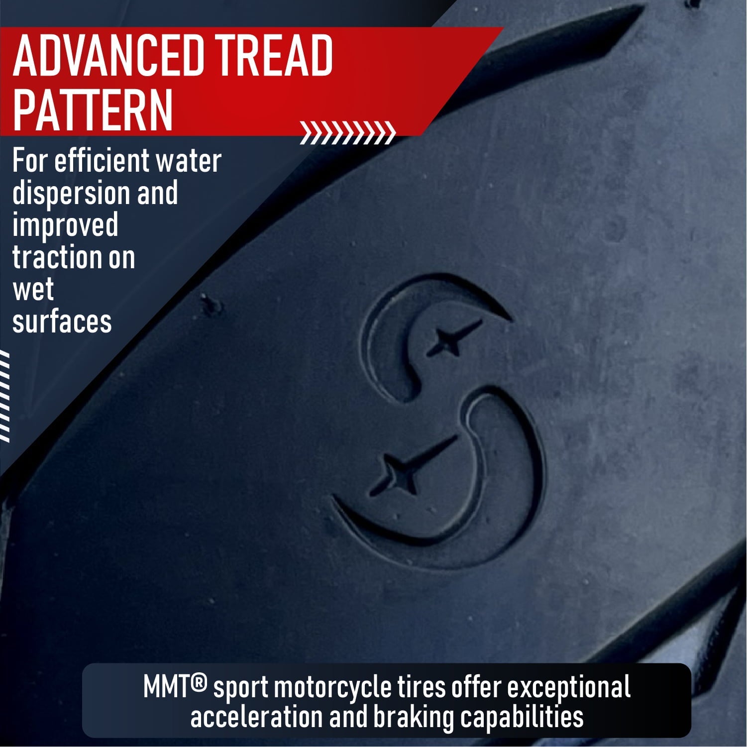 190/50-17 MMT® S1-XX Rear Motorcycle Tire 75W 190/50ZR17 (DOT 2123)