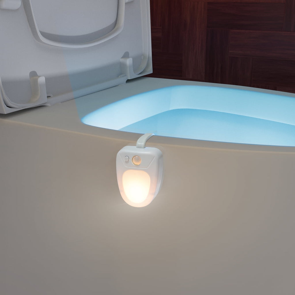 Auto Drive Motion Sensor LED Color Changing Toilet Night Light 1 Pack