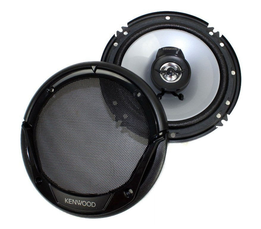 2) New Kenwood KFC-1665S 6.5" 300 Watt 2-Way Car Audio Coaxial Speakers Stereo