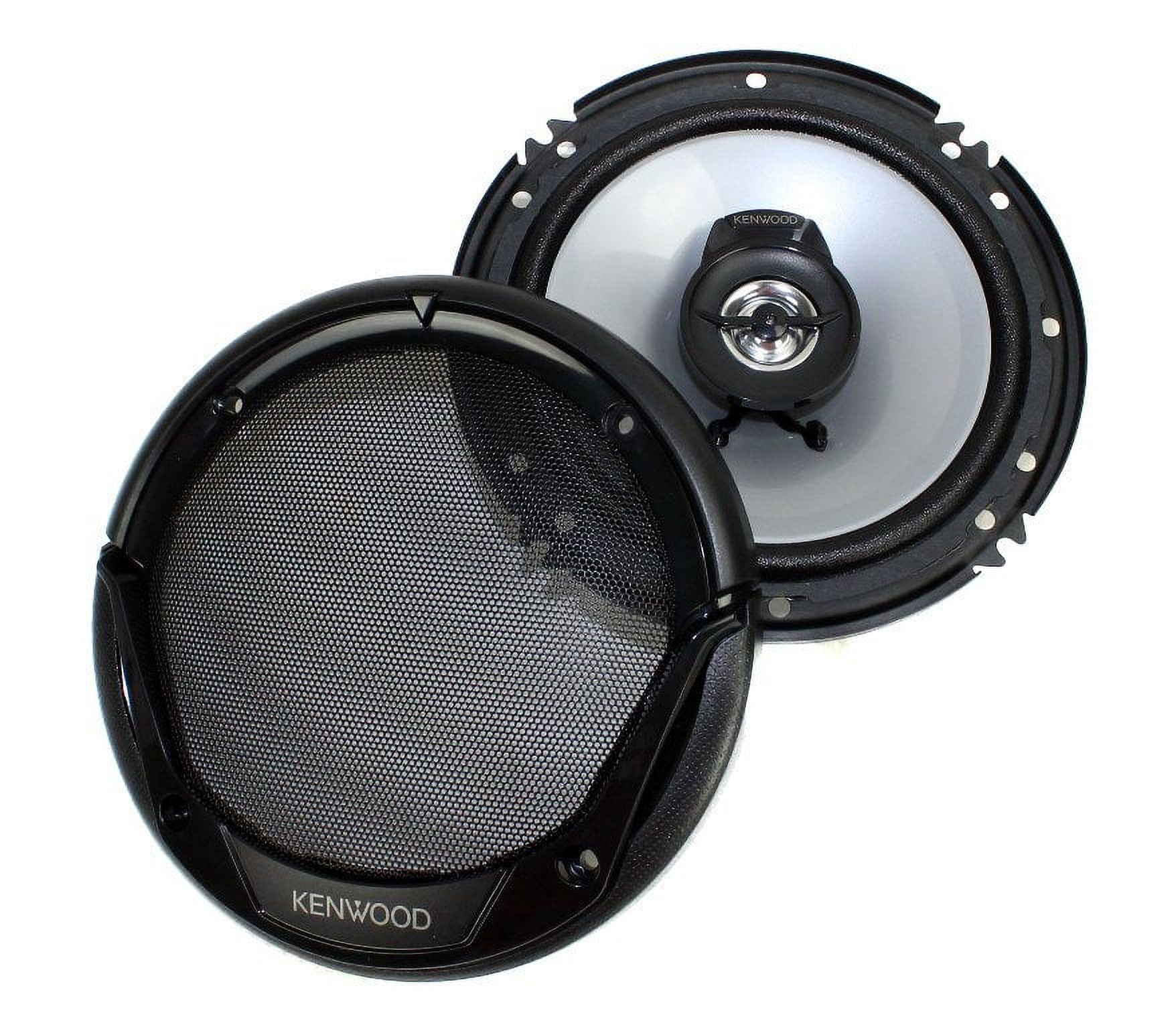 2) New Kenwood KFC-1665S 6.5" 300 Watt 2-Way Car Audio Coaxial Speakers Stereo