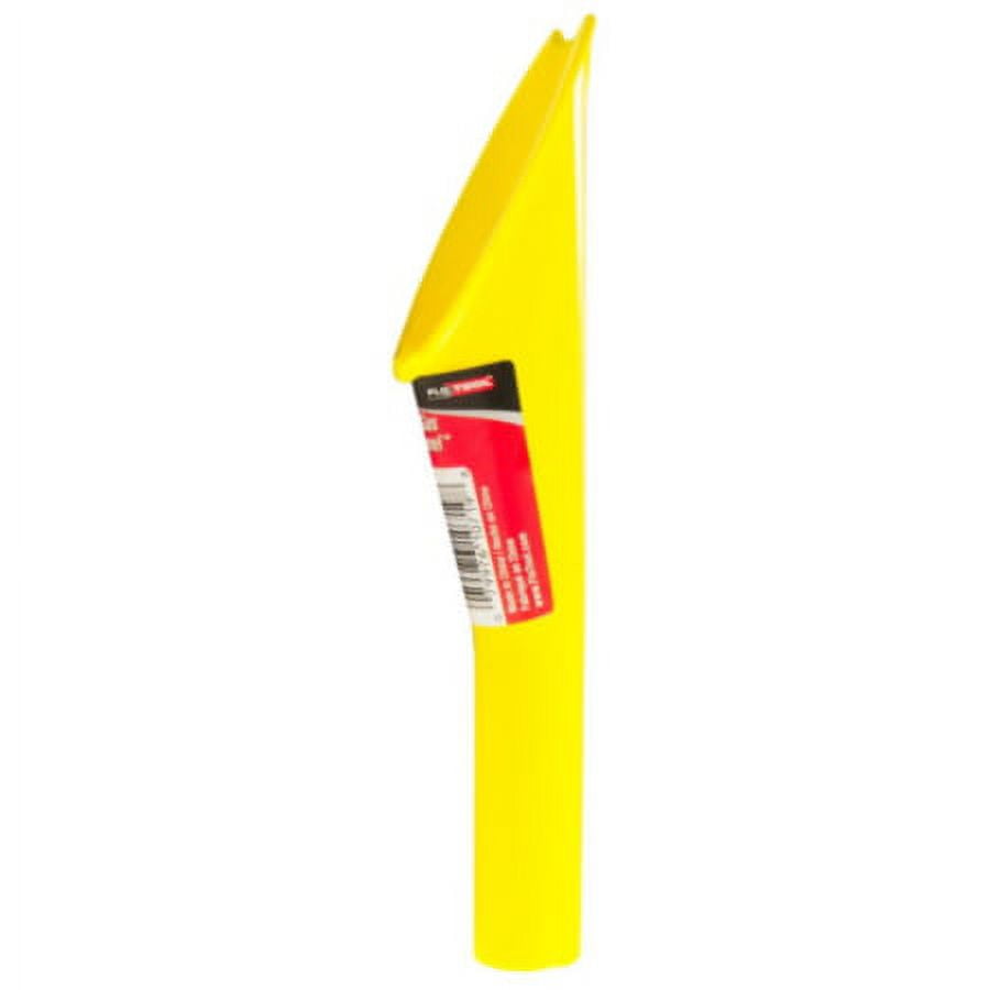 FloTool Capless Gas Tank Funnel, Designed For Adding Fuel Additives or Gas From Portable Containers, Flat Spout Allows Use With CARB Compliant Spouts, 1 each, sold by each