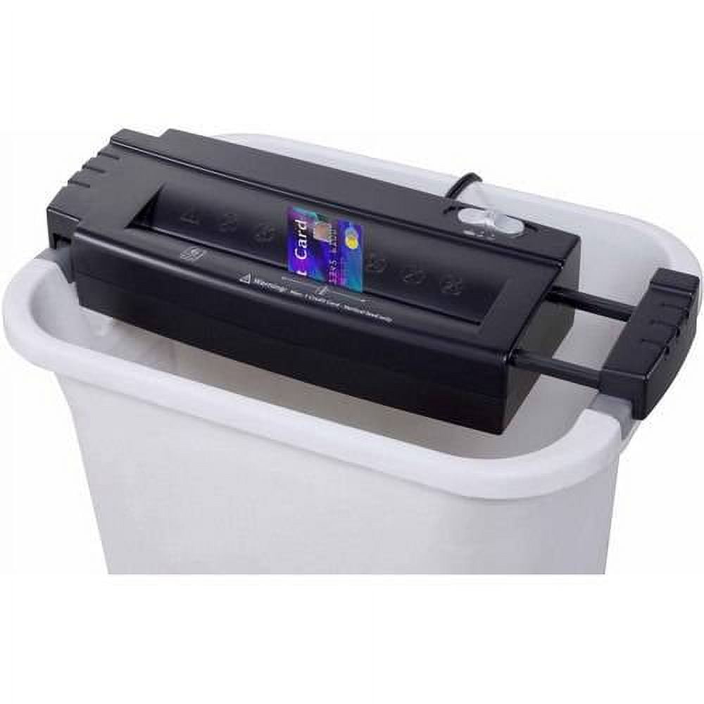 Aurora GB AS680S 6-Sheet Strip-Cut Paper and Credit Card Shredder without Wastebasket