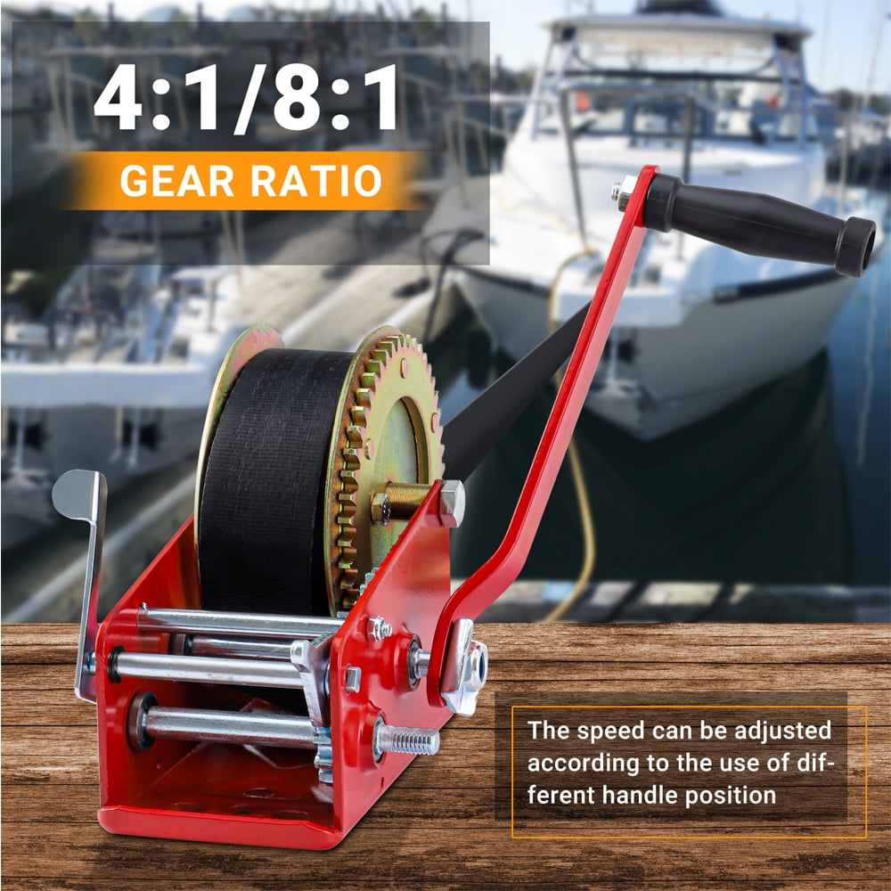 Trailer Winch, 3500 lb for Boat RV ATV Hand Winch