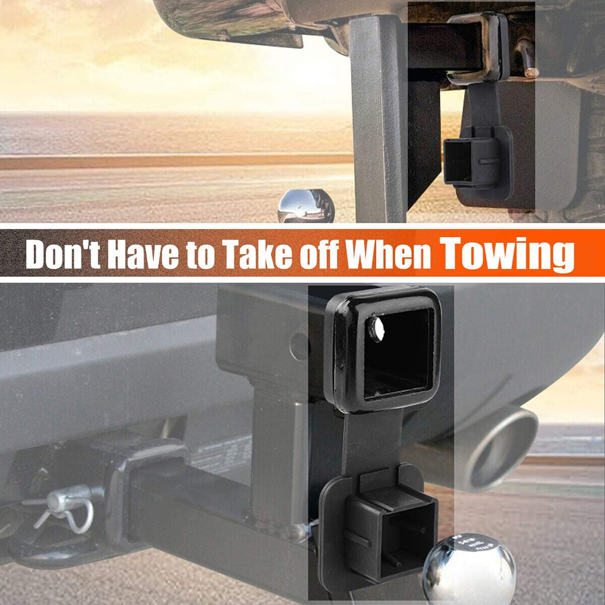 2x 2" Factory Tow Trailer Hitch Cover Plug for Toyota Ford Jeep PT228-35960-HP