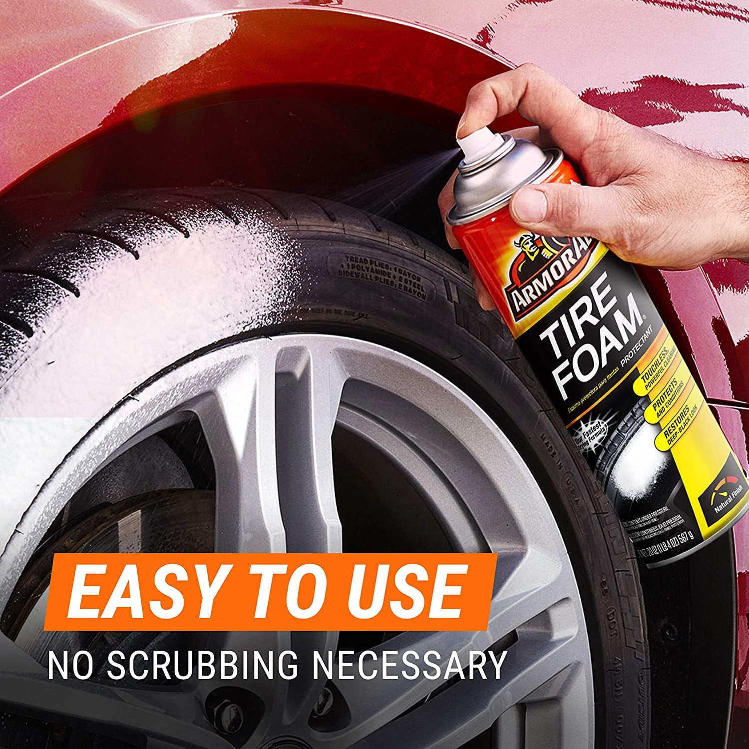 6 Pack Armor-All 40320 Tire Foam Protectant - 20 oz Aerosol