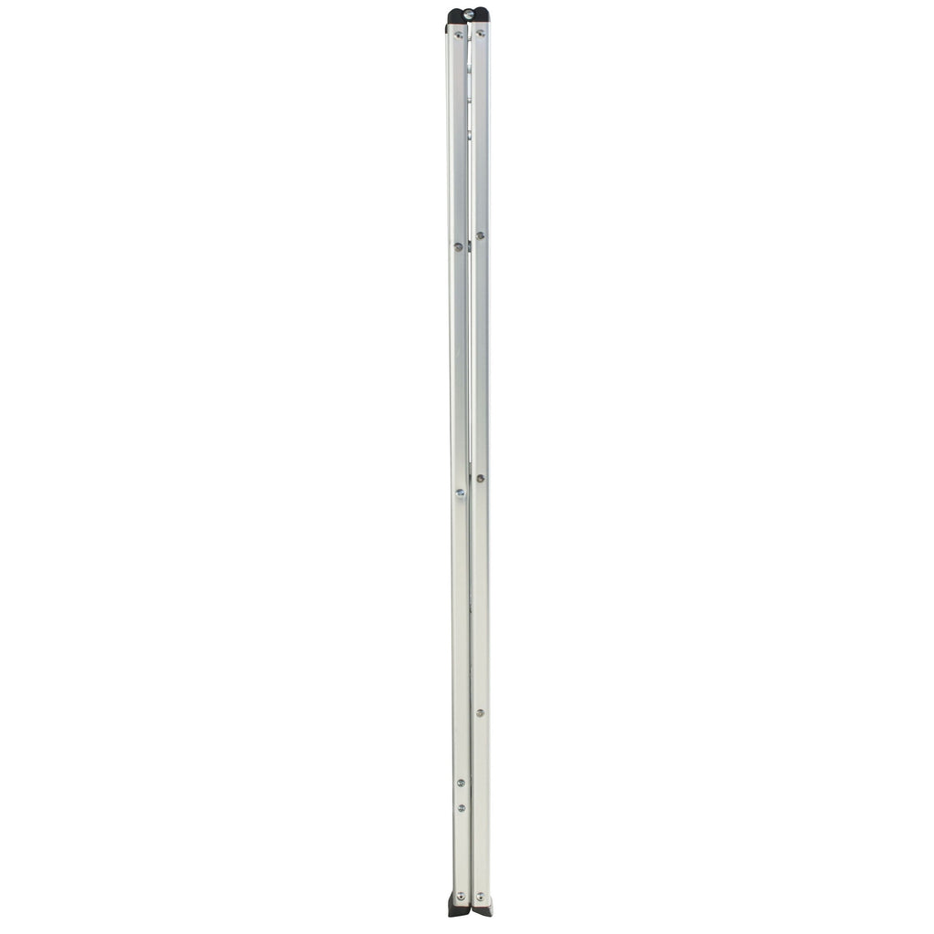AmeriHome Ultra Slim Aluminum Three Step Folding Utility Step Ladder