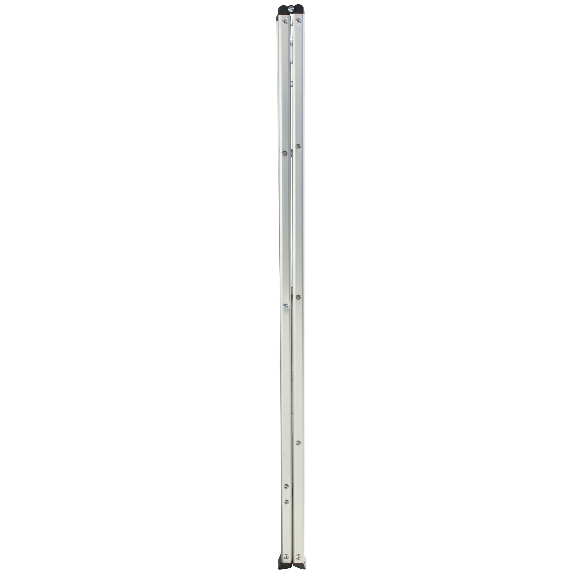 AmeriHome Ultra Slim Aluminum Three Step Folding Utility Step Ladder