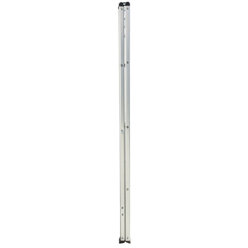 AmeriHome Ultra Slim Aluminum Three Step Folding Utility Step Ladder