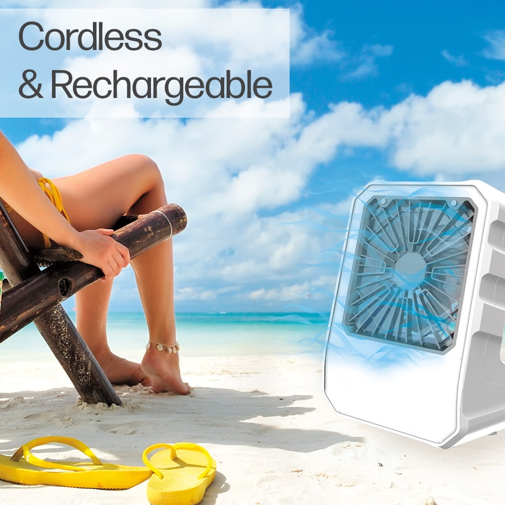 Arctic Air Outdoor Portable Evaporative Air Cooler, 3 Fan Speeds Cordless Cooling