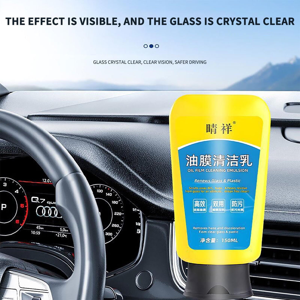 Household Car Cleaners Popular Car Oil Film Cleaning Emulsion, Windshield Oil Film Stain Removal, Wiper Oil Film Cleaning Agent 150ml