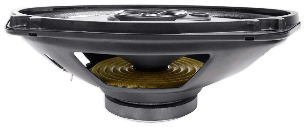 (2) Kenwood KFC-6966S 6x9" 800 Watt+(2) 6.5" 600 Watt Car Audio Coaxial Speakers