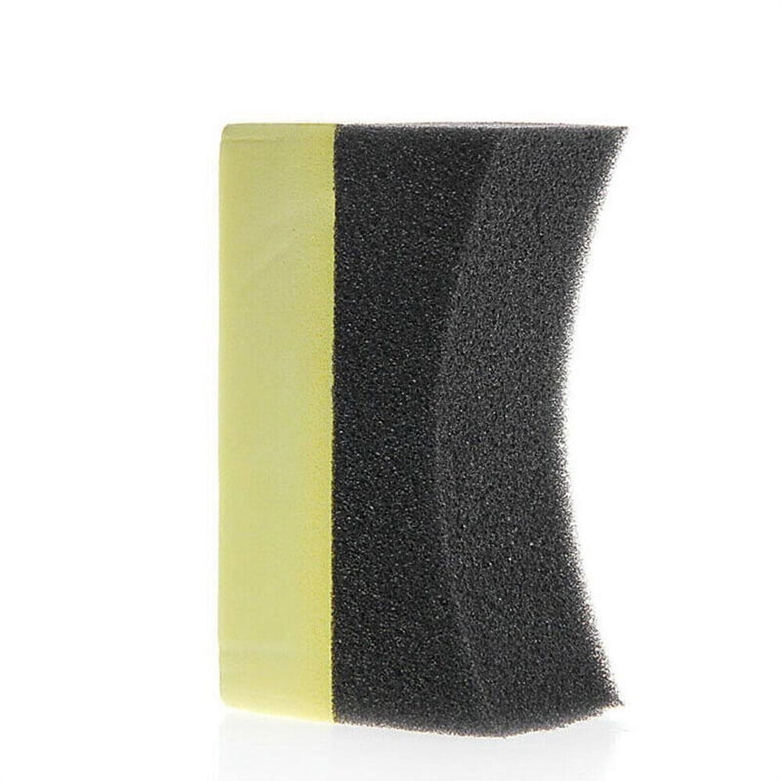 10Pcs Car Wheel Washer Tyre Tire Dressing Applicator Curved Foam Sponge Pad