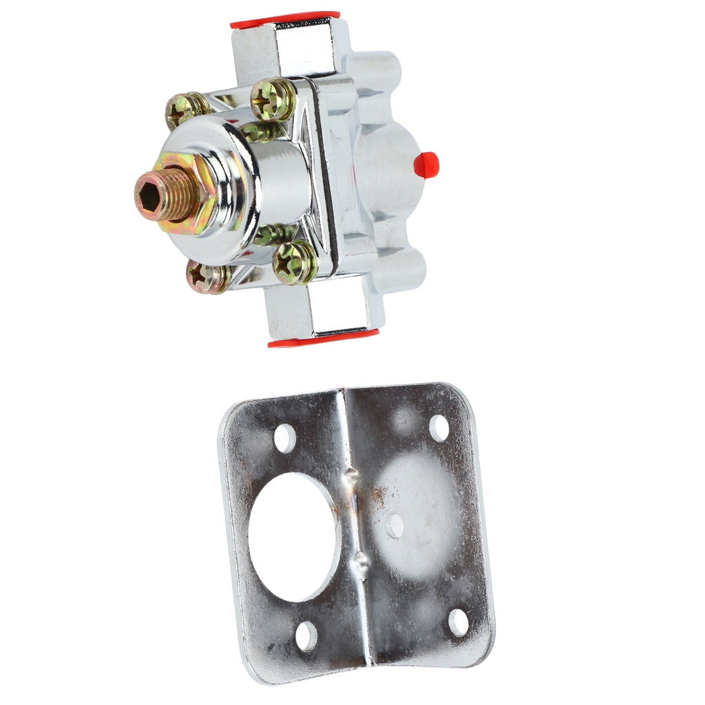 Fuel Pressure Regulator Set, High Strength Solid Stable Performance 1-4 PSI Rustproof Carb Part 12-804  For Holley