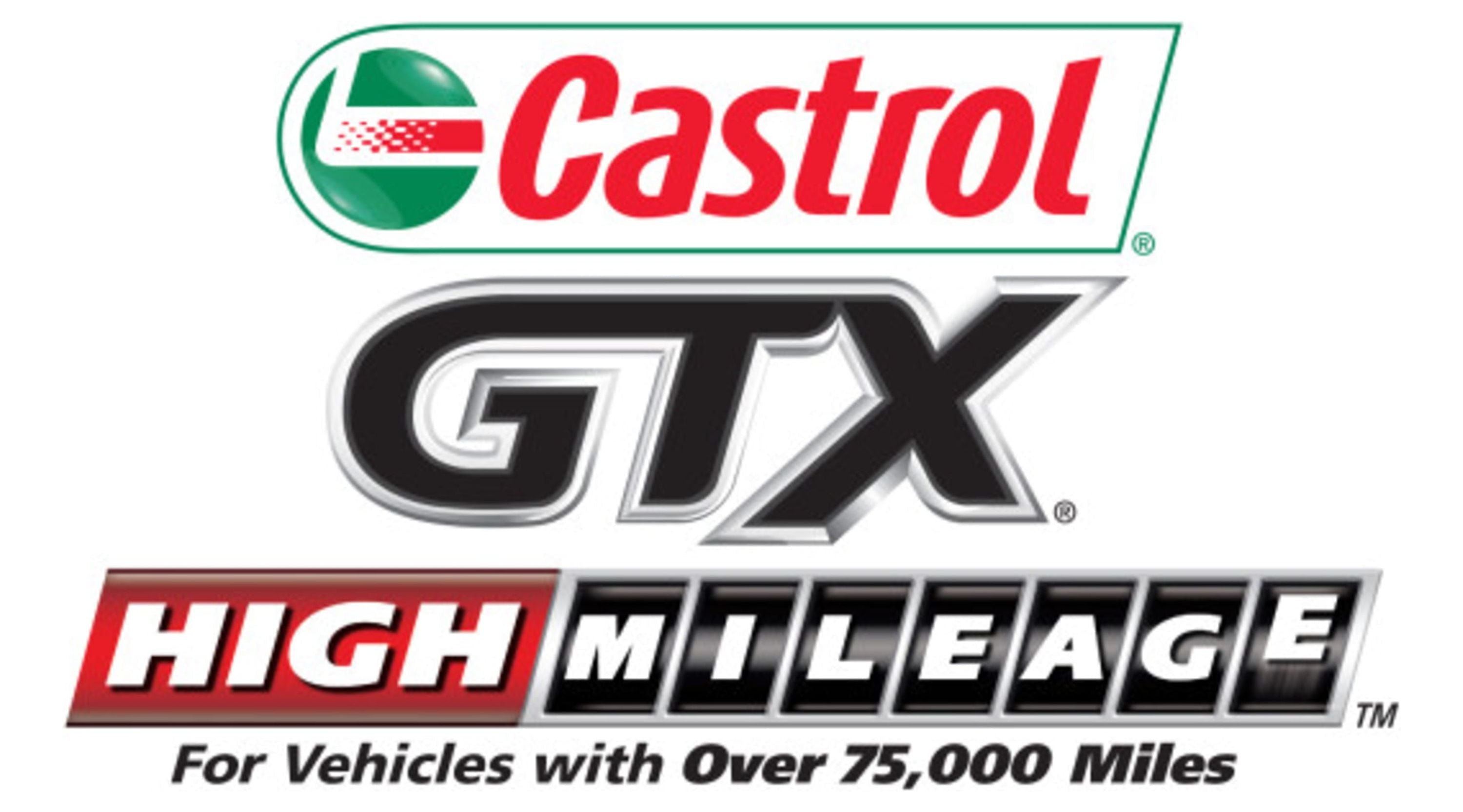 Castrol GTX High Mileage 10W-40 Synthetic Blend Motor Oil, 5 Quarts