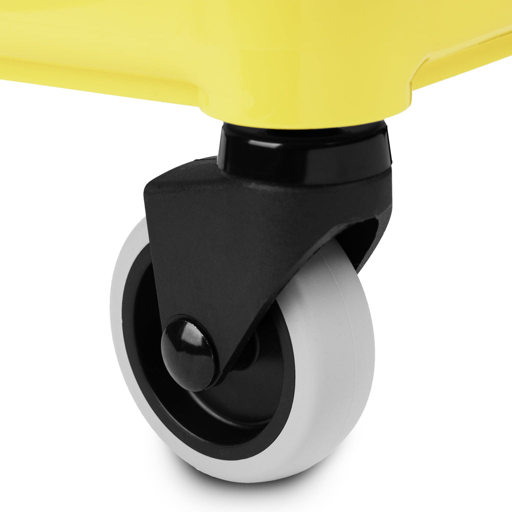 Libman Yellow 32 Quart Mop Bucket and Wringer with Rubber Caster Wheels.