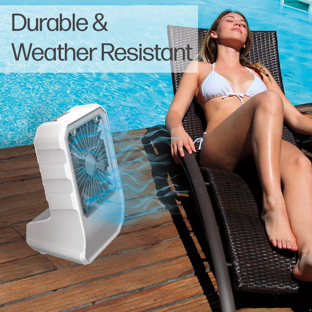 Arctic Air Outdoor Portable Evaporative Air Cooler, 3 Fan Speeds Cordless Cooling