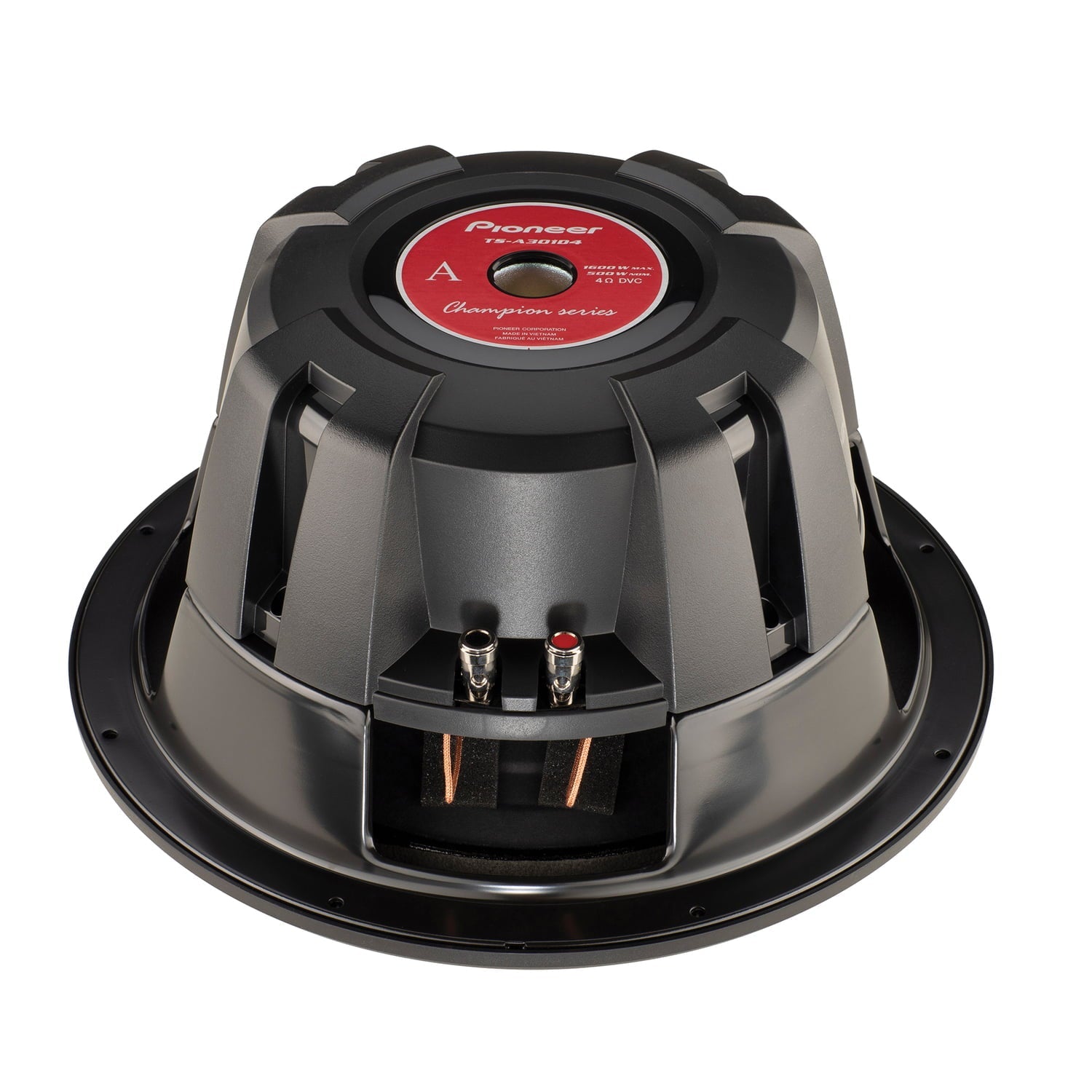 Pioneer Champion Series TS-A301D4 1600 Watts 12 inch Dual 4 Ohm Subwoofer
