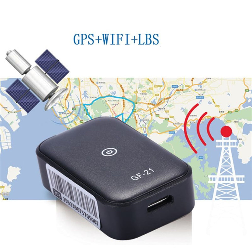 GF21 Mini GPS Car Tracker App Anti-Lost Device Voice Control Recording Locator Car Vehicle GPS Tracker High-definition Microphone WIFI+LBS+GPS