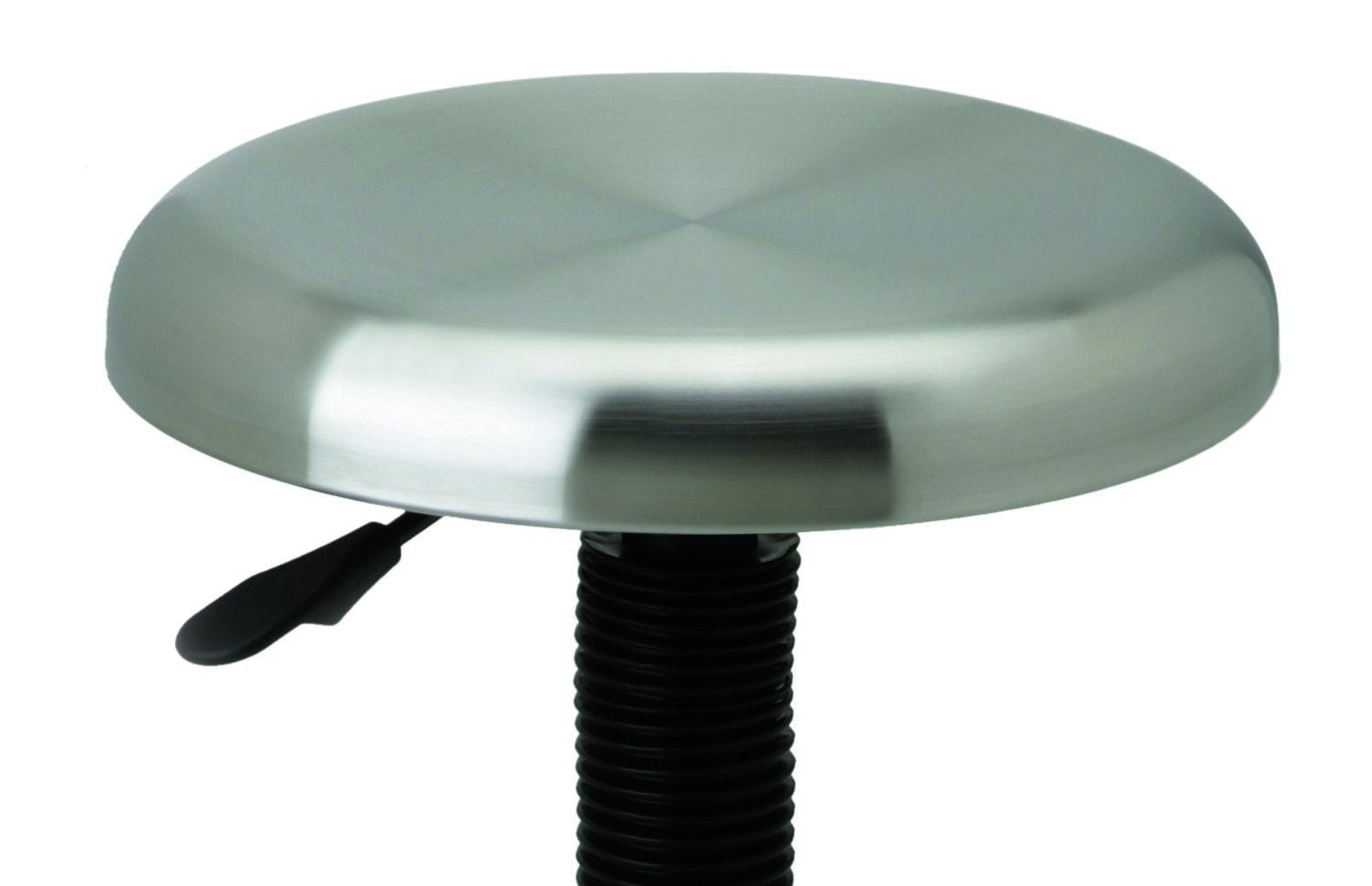 Seville Classics Stainless Steel Pneumatic Work Stool for Garage