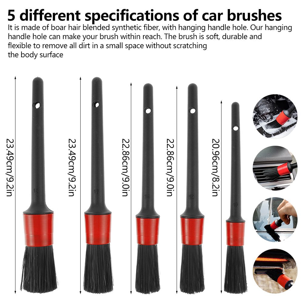 Carbole 30 Pcs Brush Cleaning Kit, Drill Brush Attachment Set with Pad Sponge for  Bathroom Kitchen Car Cleaning